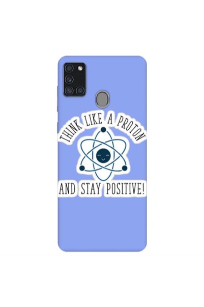 Other Samsung A21S THINK LIKE Light Purple Colored Silicone TPU Θήκη