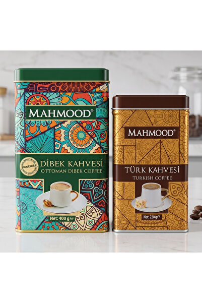 Mahmood Coffee مجموعة النكهات التقليدية ديبك 400 جرام وقهوة تركية 220 جرام