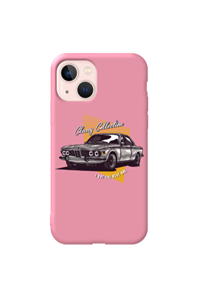 Other Apple iPhone 13 Classy Collection Pink Colored Silicone TPU Θήκη