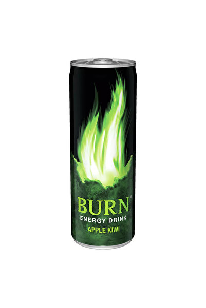 Burn Băutură energizantă Apple Kiwi, Doza, 250 ml