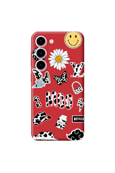 Other Samsung S23 Plus Find Yourself 6 Red Colored Silicone TPU Θήκη