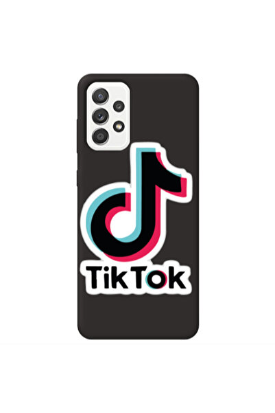 Other Samsung A13 4G Tik Tok Black Colored Silicone TPU Θήκη