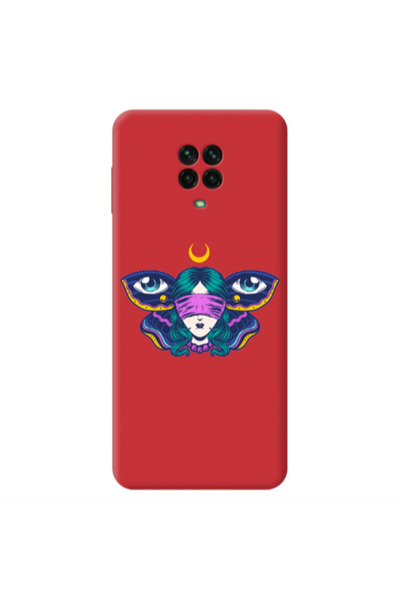Other Xiaomi Redmi Note 9 Pro Eye in my ear Red Colored Silicone TPU Θήκη