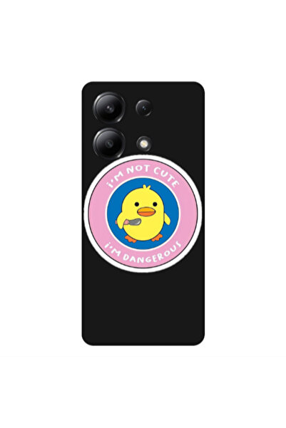 Other Xiaomi Redmi Note 13 4G I m dangerus Black Colored Silicone TPU Θήκη