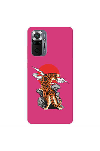 Other Xiaomi Redmi Note 10 Pro 4G Angry Gorilla Fuchsia Colored Silicone TPU ...