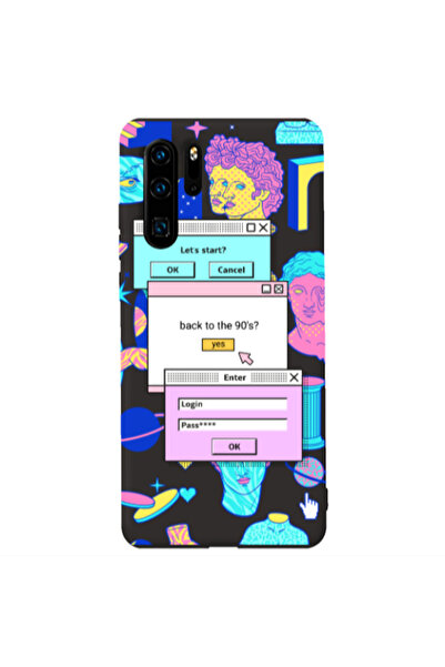 Other Huawei P30 Pro Enter Login Black Colored Silicone TPU Θήκη