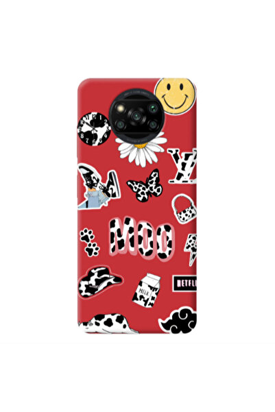 Other Xiaomi Poco X3 /X3 Pro Find Yourself 6 Red Colored Silicone TPU Θήκη