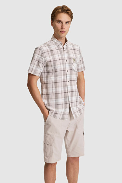 U.S. Polo Assn. Men's Green Short Sleeve Shirt 50320239-Vr016
