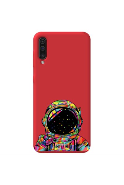Other Samsung A70 Astronaut 209 Red Colored Silicone TPU Θήκη