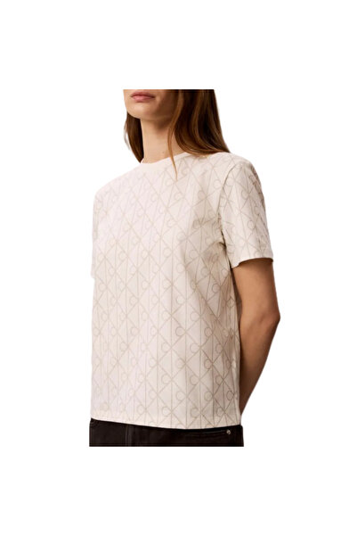 Calvin Klein Tricou SS CLASSIC SEASONAL AOP TEE Femei