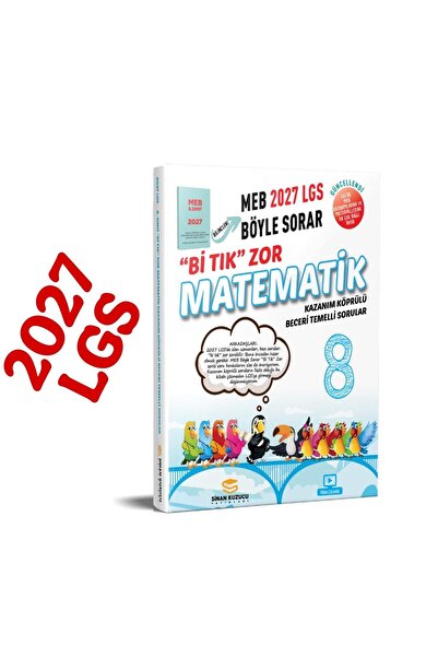 SİNAN KUZUCU YAYINLARI 8. Sınıf Matematik Soru Bankası Bi Tık Zor 2027