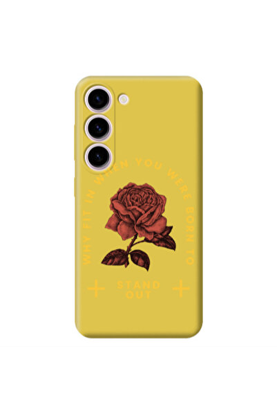 Other Samsung S23 Plus Stand out Yellow Colored Silicone TPU Θήκη