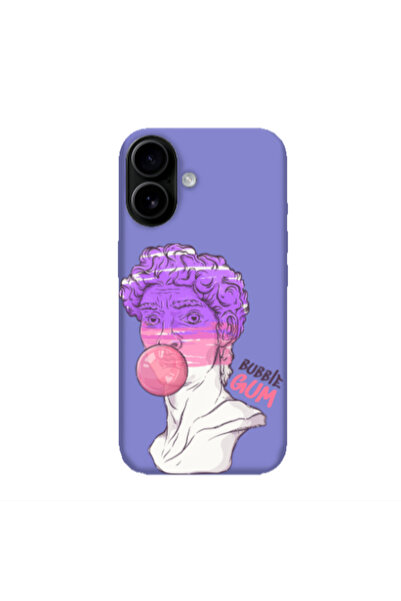 Other Apple Iphone 16 plus Pin Bubble Purple Colored Silicone TPU Θήκη