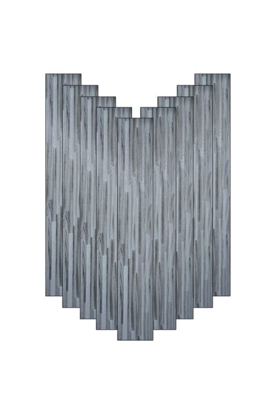 NEXTLY Dale de podea autoadezive din PVC cu aspect de lemn, 36 bucăți, Gri