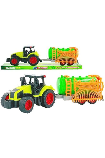 OEM Set tractor jucarie Merkpol, vehicul agricol cu remorca pulverizator, din...