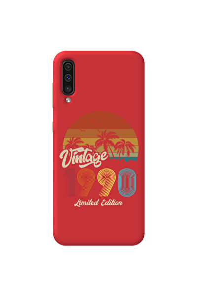 Other Samsung A70 Vintage Red Colored Silicone TPU Θήκη
