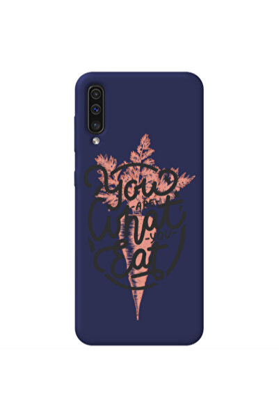 Other Samsung A70 You are What You Eat Dark blue Colored Silicone TPU Θήκη