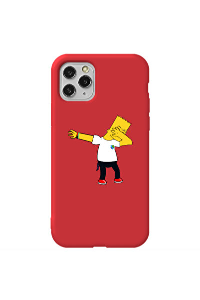 Other Apple iPhone 11 Pro Simpsons2 Red Colored Silicone TPU Θήκη