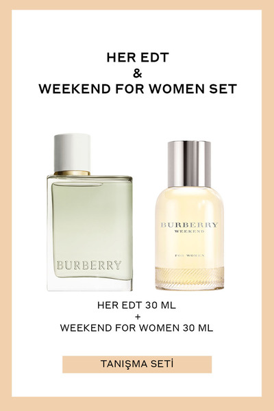 BURBERRY Her EDT 30 ml + Weekend For Women EDP 30 ml Kadın Parfüm Set