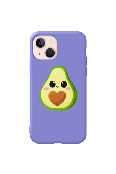 Other Apple iPhone 13 Baby avocado Purple Colored Silicone TPU Θήκη