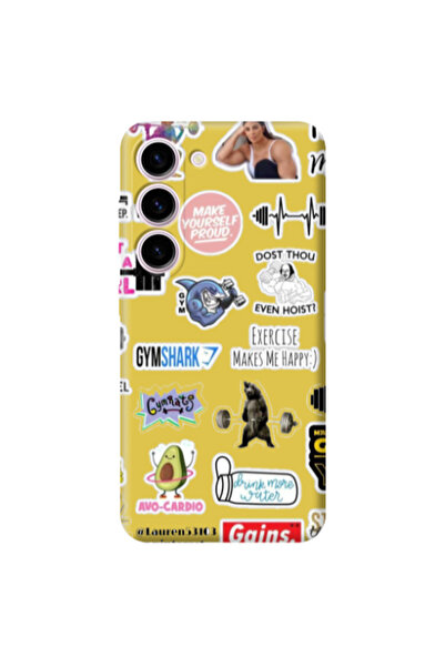 Other Samsung S23 Plus Mixed up 2 Yellow Colored Silicone TPU Θήκη