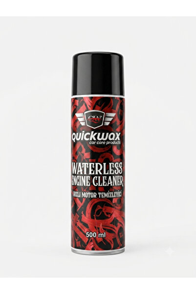 Quickwax Susuz Motor Temizleme Spreyi 500 ml - Kir, Yağ ve Zift Çözücü Antistatik Formül