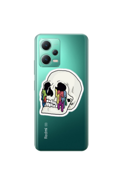 Other Xiaomi Redmi Note 12 Pro 5G Skull Transparent Silicone TPU Θήκη