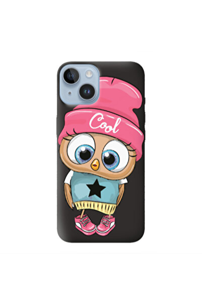 Other Apple iPhone 14 Plus Cool Star Black Colored Silicone TPU Θήκη