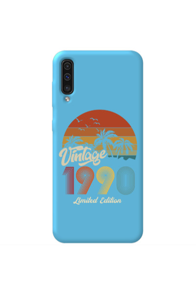 Other Samsung A70 Vintage Blue Colored Silicone TPU Θήκη