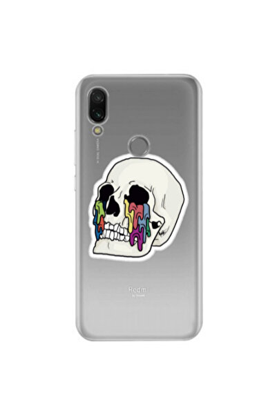 Other Xiaomi Redmi Note 7 Skull Transparent Silicone TPU Θήκη