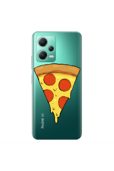 Other Xiaomi Redmi Note 12 Pro 5G Pizza Slice Transparent Silicone TPU Θήκη