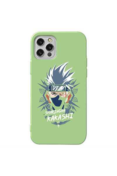 Other Apple iPhone 12 Pro Anime Mangoo Light Green Colored Silicone TPU Θήκη