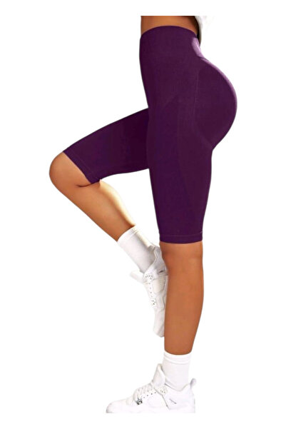 OEM Colanti dama, violet, sport, elastici, L