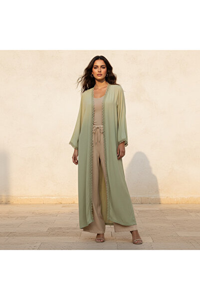 FAV Longline Lace Trim Shrug