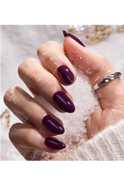 Snap Up Nails Midnight Plum