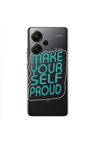 Other Xiaomi Redmi Note 13 Pro+ 5G Make Your Self Proud Transparent Silicone ...
