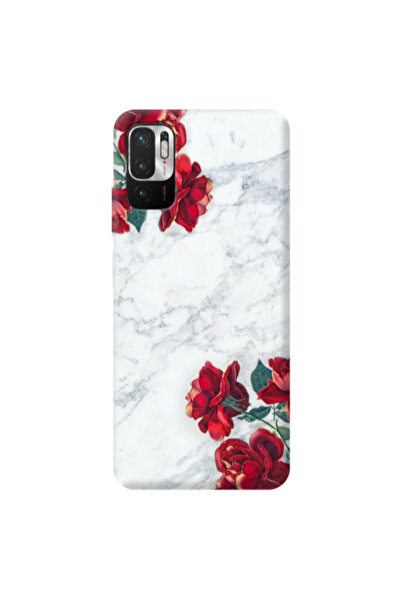 Other Xiaomi Redmi Note 10 Pro 5G Marble and roses Transparent Silicone TPU Θήκη