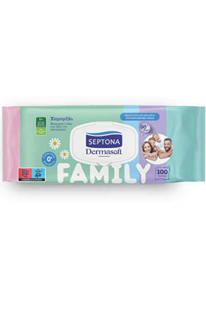 Septona | Dermasoft Family Μωρομάντηλα με Χαμομήλι για Όλη την Οικογένεια | 1...