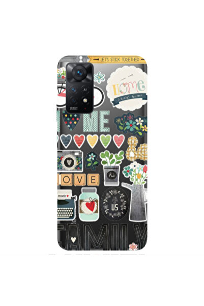 Other Xiaomi Redmi Note 11 4G Family love home Transparent Silicone TPU Θήκη