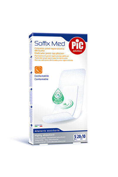 Pic Λοσιόν Soffix Med 20x10εκ. 5 τεμάχια Αποστειρωμένη Αντικολλητική Αυτοκόλλ...
