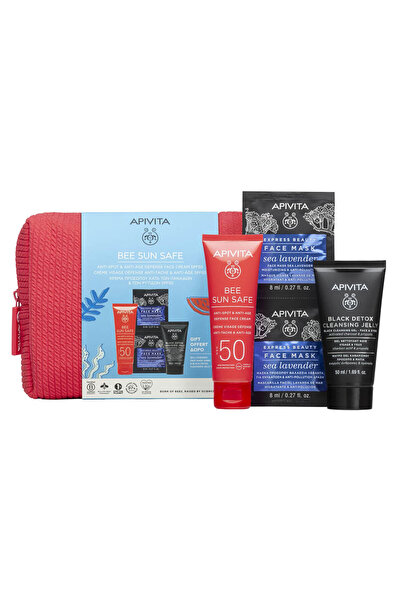 Apivita Bee Sun Safe Αντι-κηλιδικό & Αντιγηραντικό SPF50 50ml Σετ Δώρου με Μα...