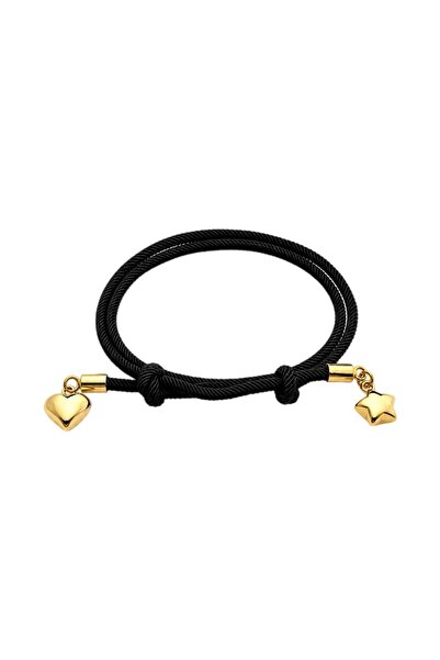 Sense of Atelier Love Star String Bracelet-Black