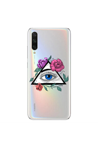 Other Xiaomi Mi 9 Lite Eye and flower Transparent Silicone TPU Θήκη