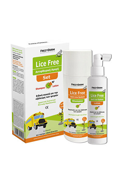 Frezyderm Σετ κατά των ψειρών (Σαμπουάν 125ml + Λοσιόν 125ml)