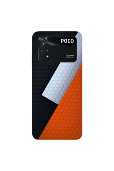Other Xiaomi Poco M4 Pro 4G Coated hexagon Transparent Silicone TPU Θήκη