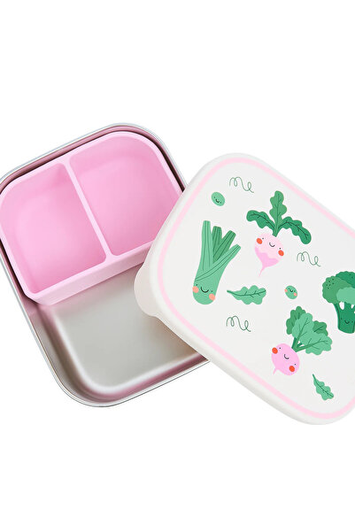 The Cotton Cloud Ανοξείδωτο Δοχείο Φαγητού Veggie Pals –