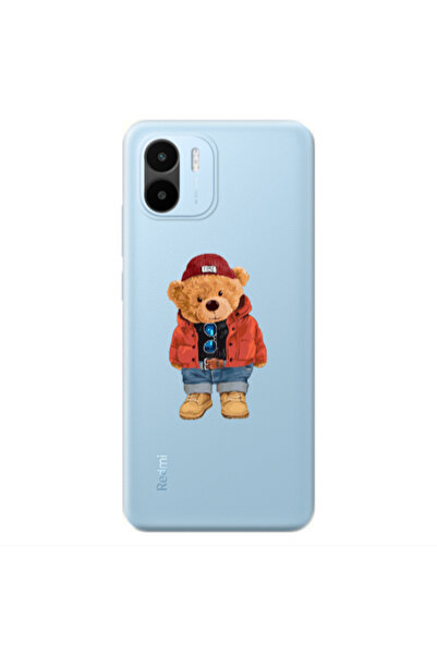 Other Xiaomi REDMI A2 Bear in a hat Transparent Silicone TPU Θήκη