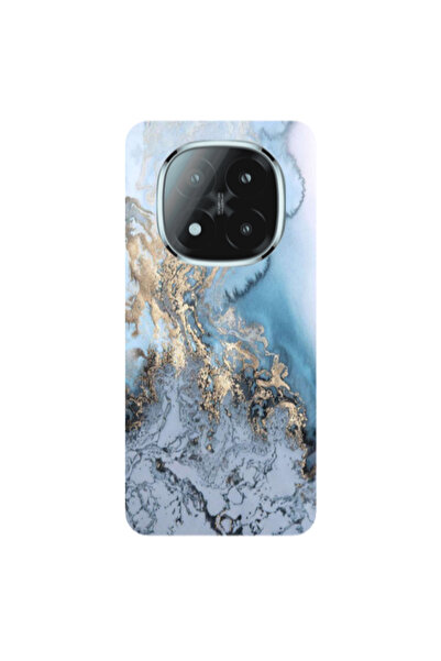Other Xiaomi Redmi Note 14 Pro + 5g Marble Gold Design Transparent Silicone T...