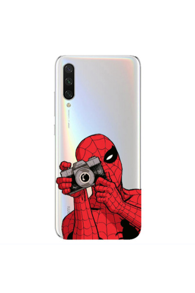 Other Xiaomi Mi 9 Lite Spiderman take picture Transparent Silicone TPU Θήκη