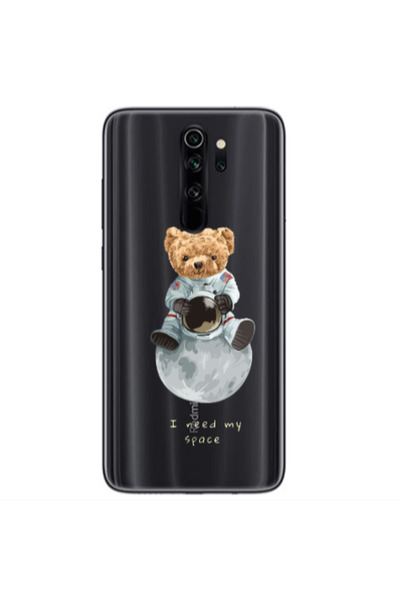 Other Xiaomi Redmi Note 8 Pro Bear in space Transparent Silicone TPU Θήκη